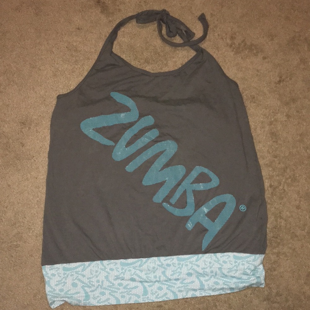 ZUMBA HALTER TANK -FREE BAG WITH PURCHASE